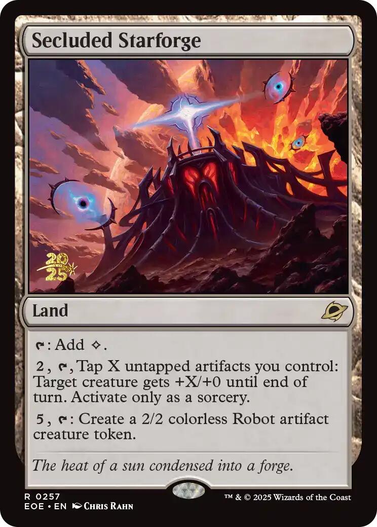 Secluded Starforge [Edge of Eternities Prerelease Promos] | Gate City Games LLC
