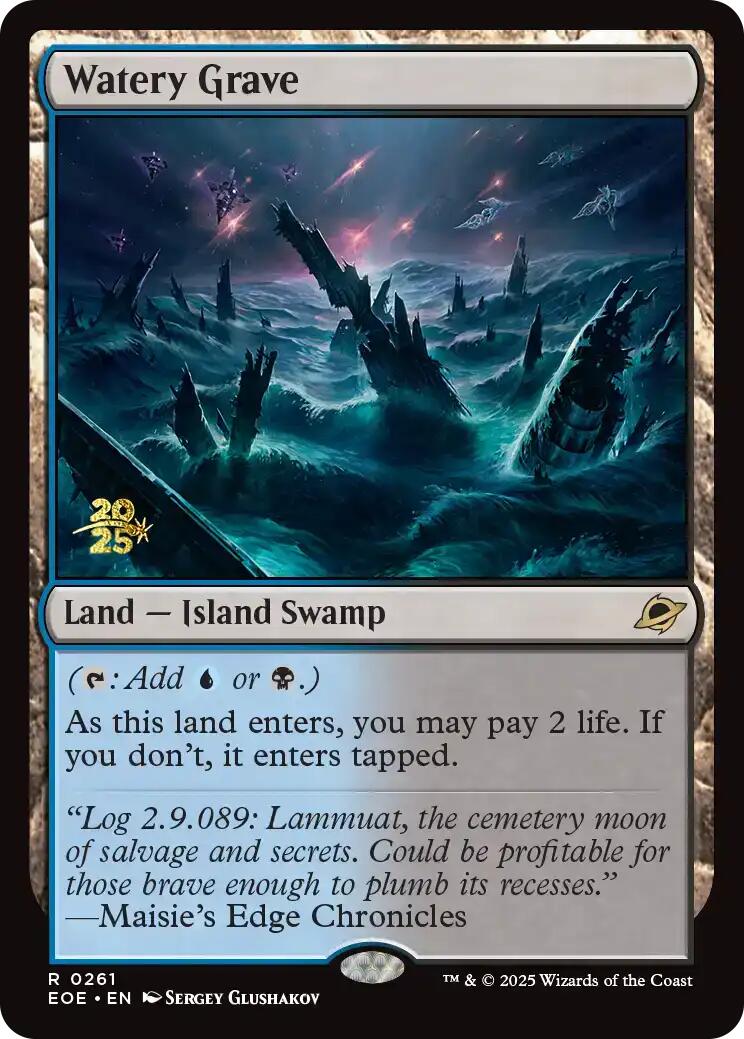 Watery Grave [Edge of Eternities Prerelease Promos] | Gate City Games LLC