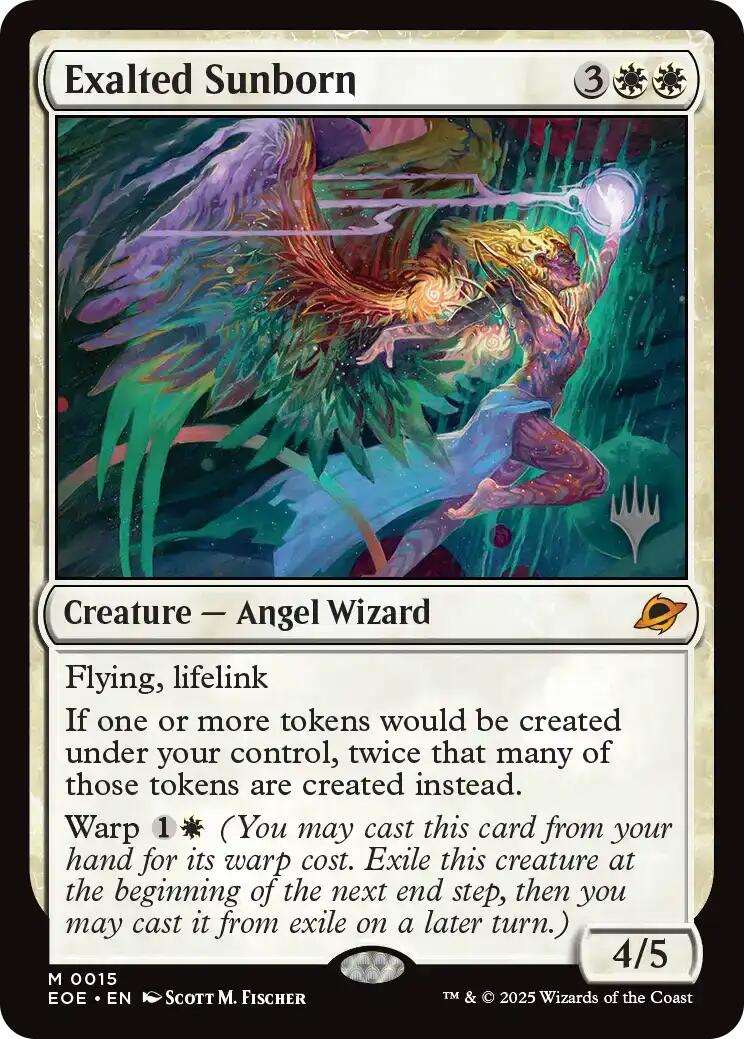 Exalted Sunborn [Edge of Eternities Promo Pack] | Gate City Games LLC