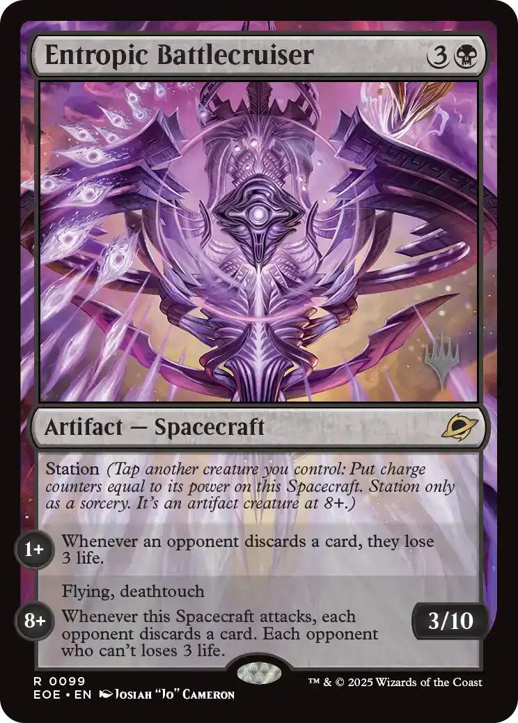 Entropic Battlecruiser [Edge of Eternities Promo Pack] | Gate City Games LLC