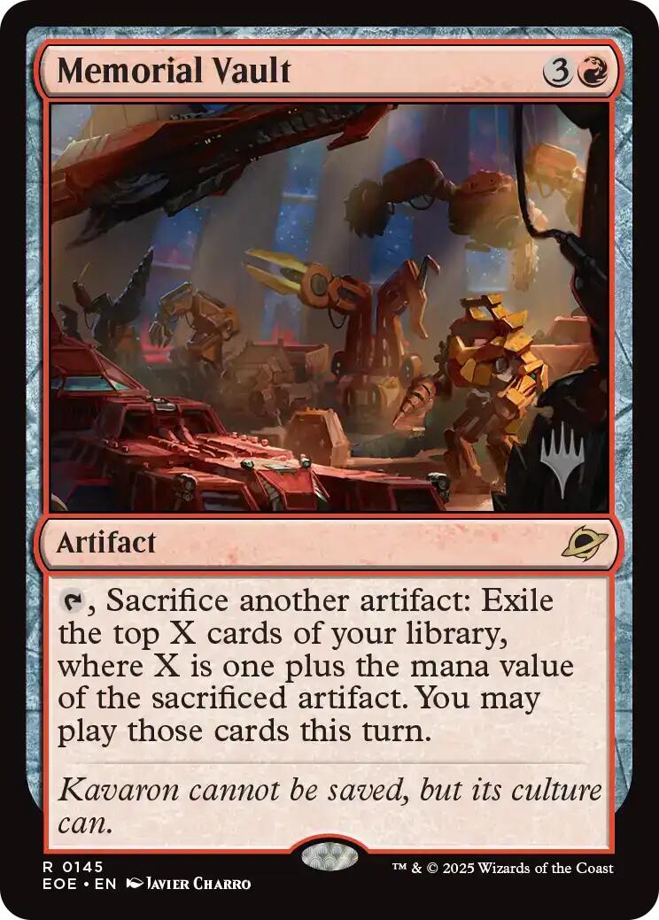 Memorial Vault [Edge of Eternities Promo Pack] | Gate City Games LLC