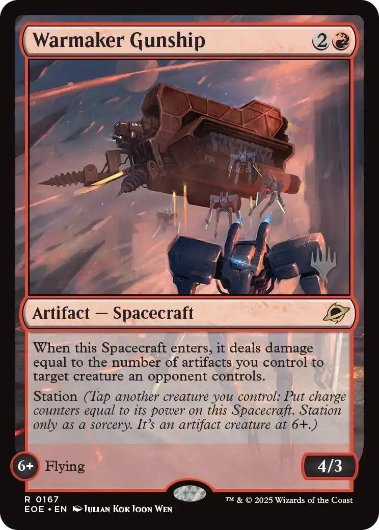 Warmaker Gunship [Edge of Eternities Promo Pack] | Gate City Games LLC