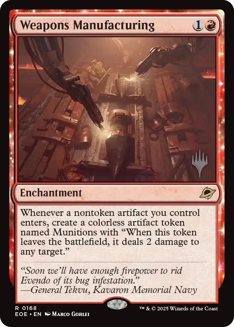 Weapons Manufacturing [Edge of Eternities Promo Pack] | Gate City Games LLC