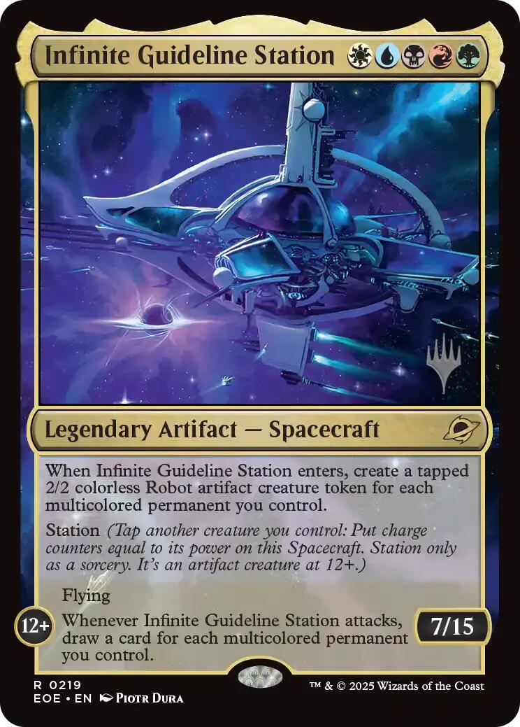 Infinite Guideline Station [Edge of Eternities Promo Pack] | Gate City Games LLC