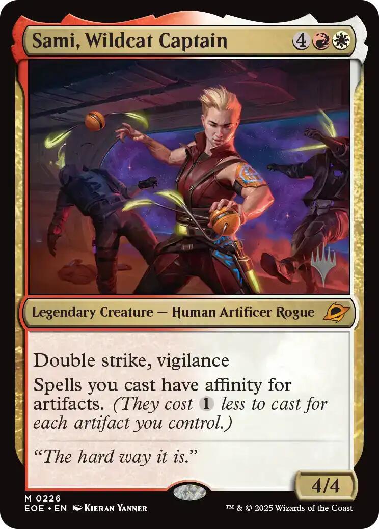 Sami, Wildcat Captain [Edge of Eternities Promo Pack] | Gate City Games LLC