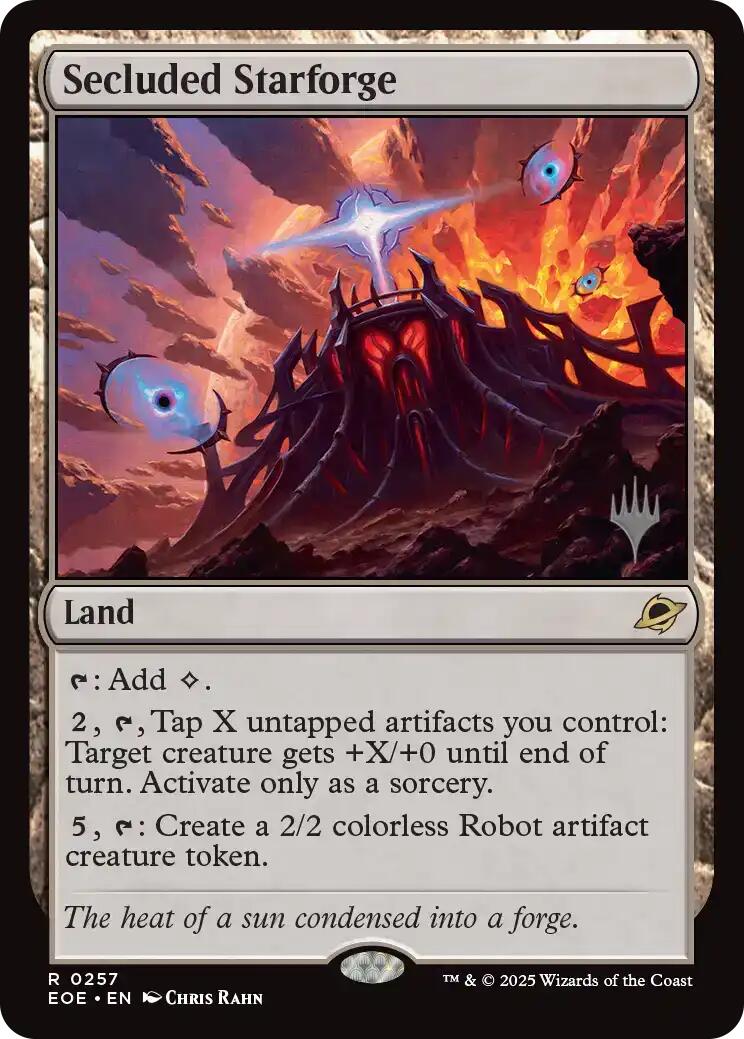 Secluded Starforge [Edge of Eternities Promo Pack] | Gate City Games LLC