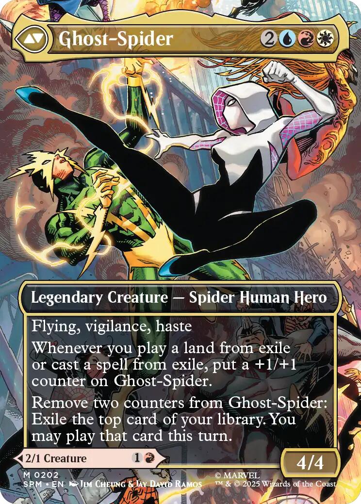 Gwen Stacy (0202) (Borderless) [Marvel's Spider-Man] | Gate City Games LLC