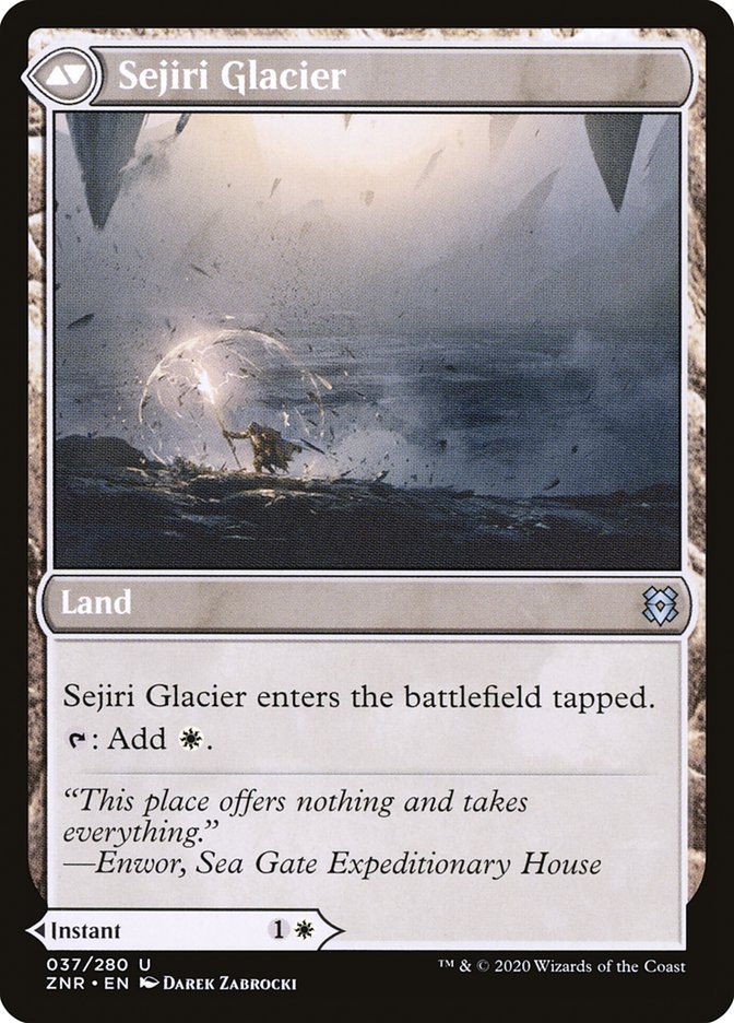 Sejiri Shelter // Sejiri Glacier [Zendikar Rising] | Gate City Games LLC