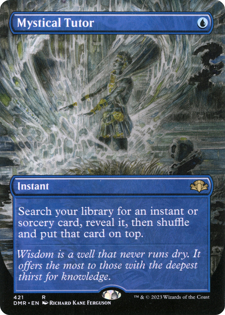 Mystical Tutor (Borderless Alternate Art) [Dominaria Remastered] | Gate City Games LLC