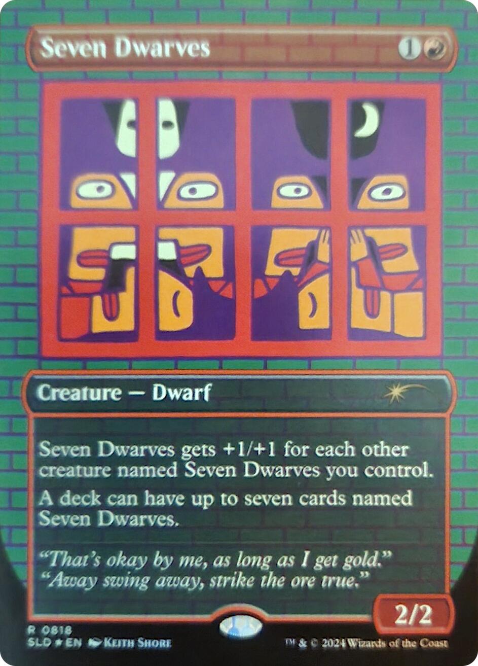 Seven Dwarves (0818) (Rainbow Foil) [Secret Lair Drop Series] | Gate City Games LLC