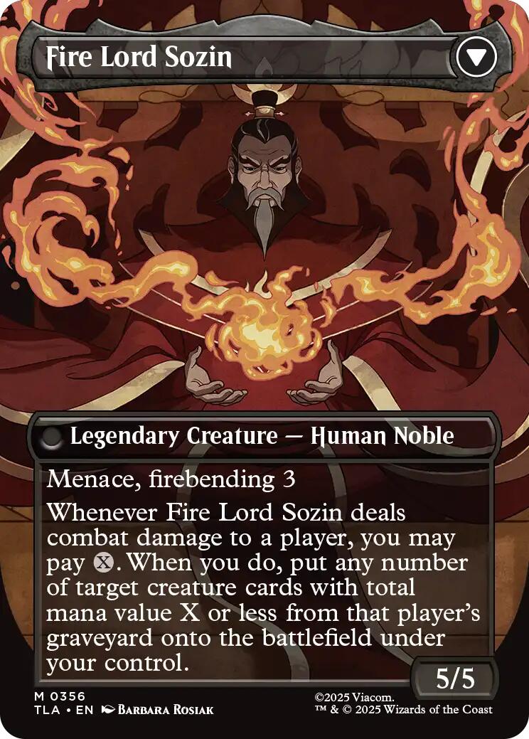 The Rise of Sozin (Borderless) [Avatar: The Last Airbender] | Gate City Games LLC