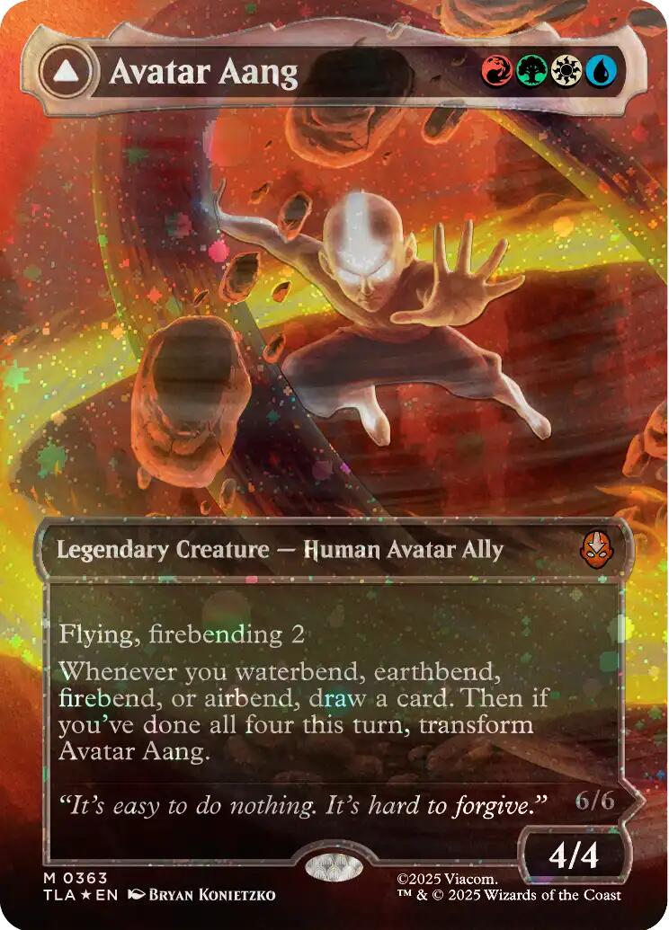 Avatar Aang (Raised Foil) [Avatar: The Last Airbender] | Gate City Games LLC