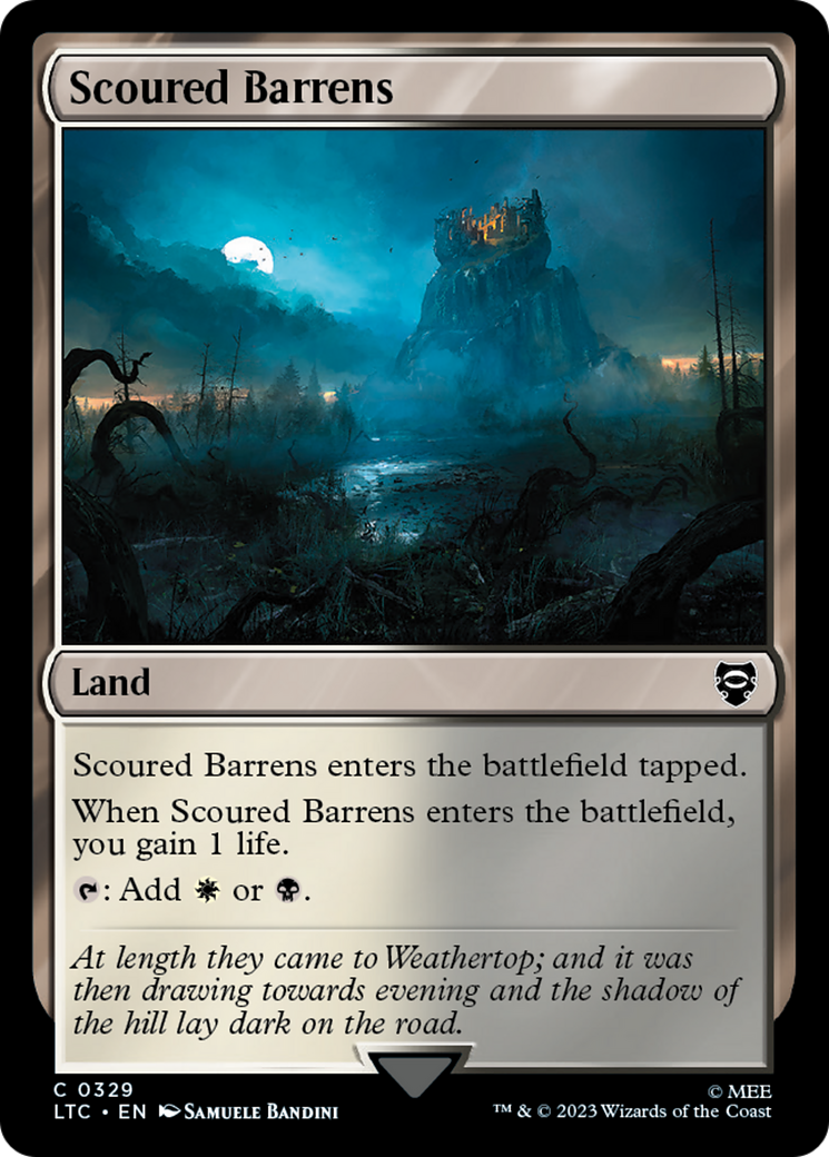 Scoured Barrens [The Lord of the Rings: Tales of Middle-Earth Commander] | Gate City Games LLC