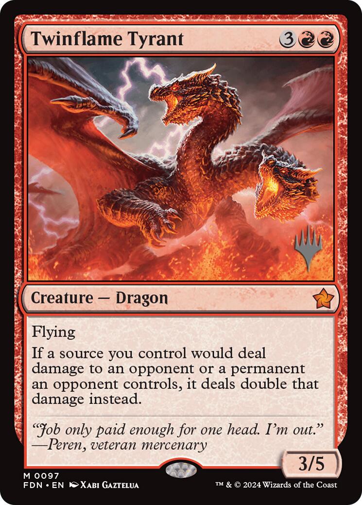 Twinflame Tyrant [Edge of Eternities Promo Pack] | Gate City Games LLC