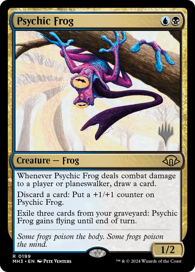 Psychic Frog [Edge of Eternities Promo Pack] | Gate City Games LLC