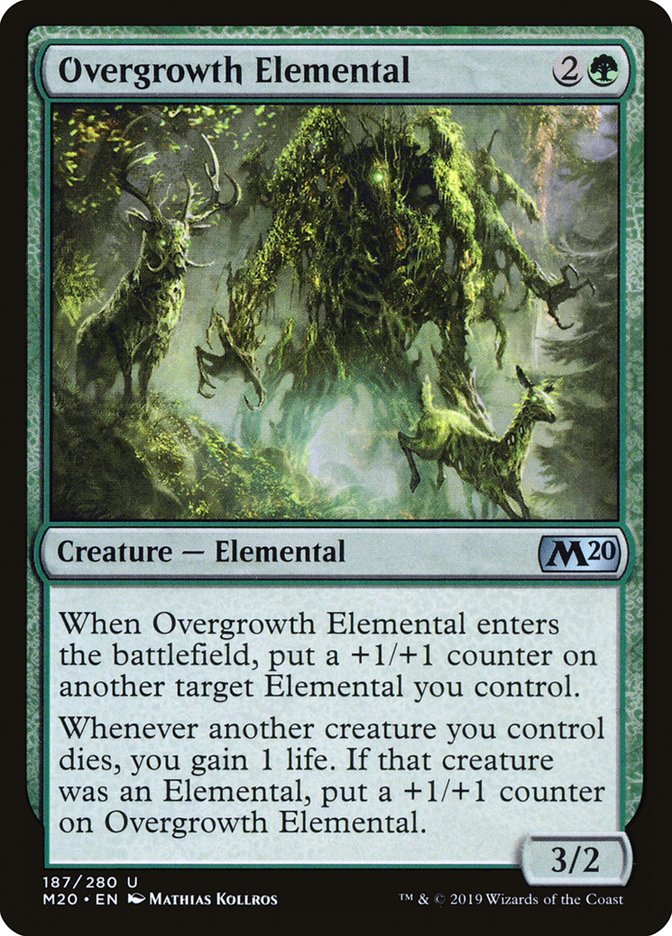 Overgrowth Elemental [Core Set 2020] | Gate City Games LLC