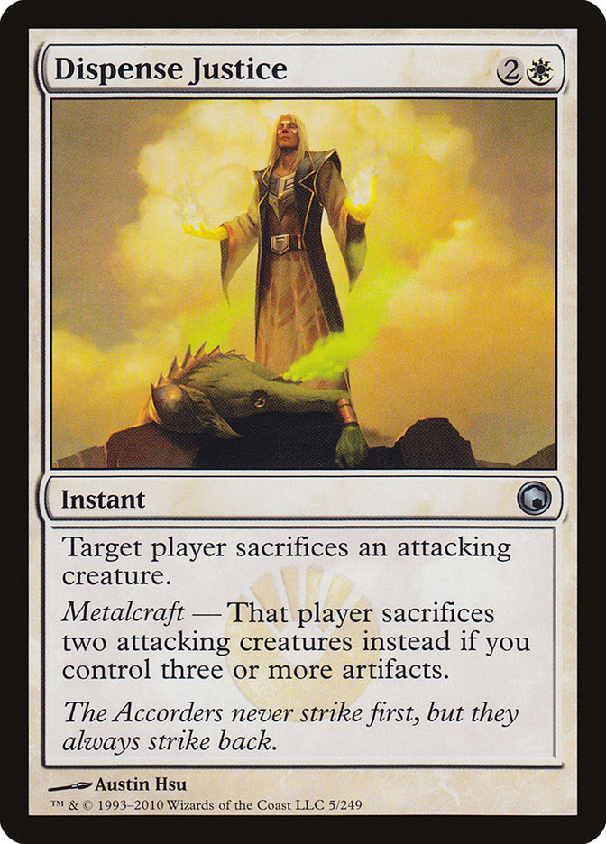 Dispense Justice [Scars of Mirrodin] | Gate City Games LLC
