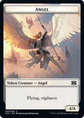 Saproling // Angel Double-Sided Token [Double Masters 2022 Tokens] | Gate City Games LLC