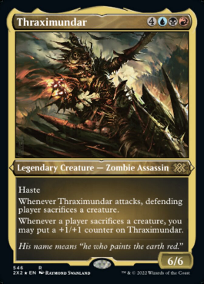 Thraximundar (Foil Etched) [Double Masters 2022] | Gate City Games LLC