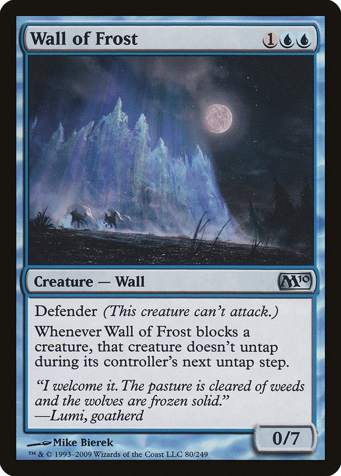 Wall of Frost [Magic 2010] | Gate City Games LLC