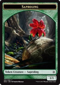Saproling // Treasure (007) Double-Sided Token [Explorers of Ixalan Tokens] | Gate City Games LLC