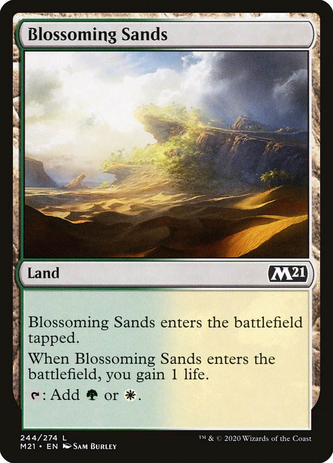 Blossoming Sands [Core Set 2021] | Gate City Games LLC