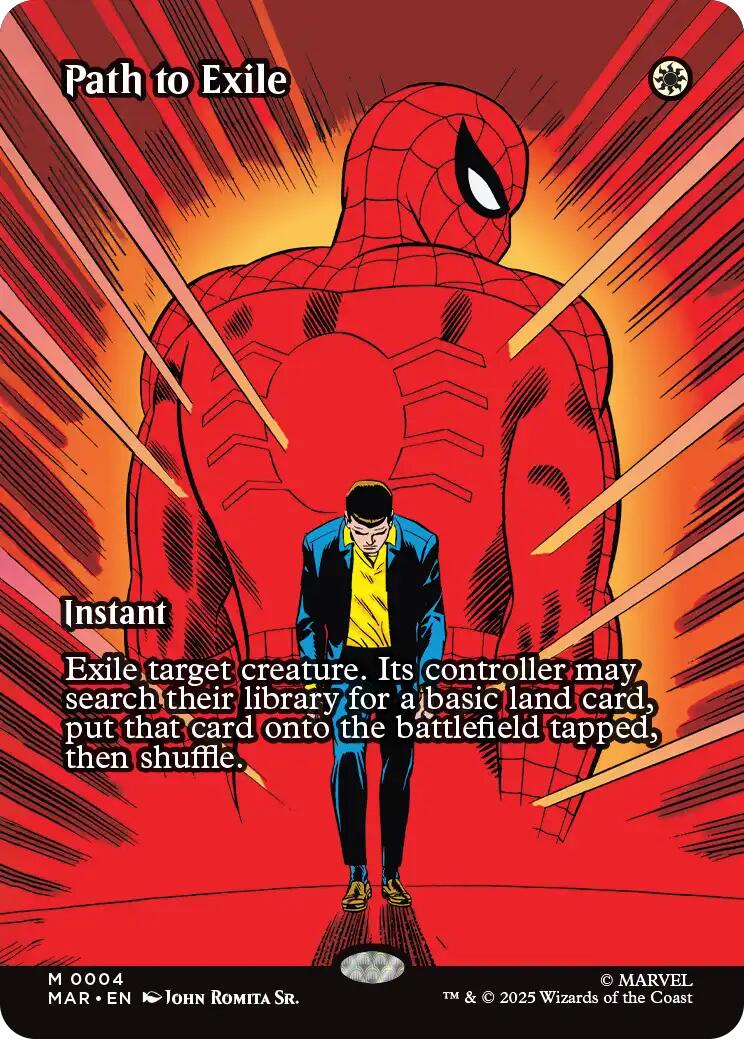 Path to Exile (Borderless) [Marvel Universe: Eternal-Legal] | Gate City Games LLC