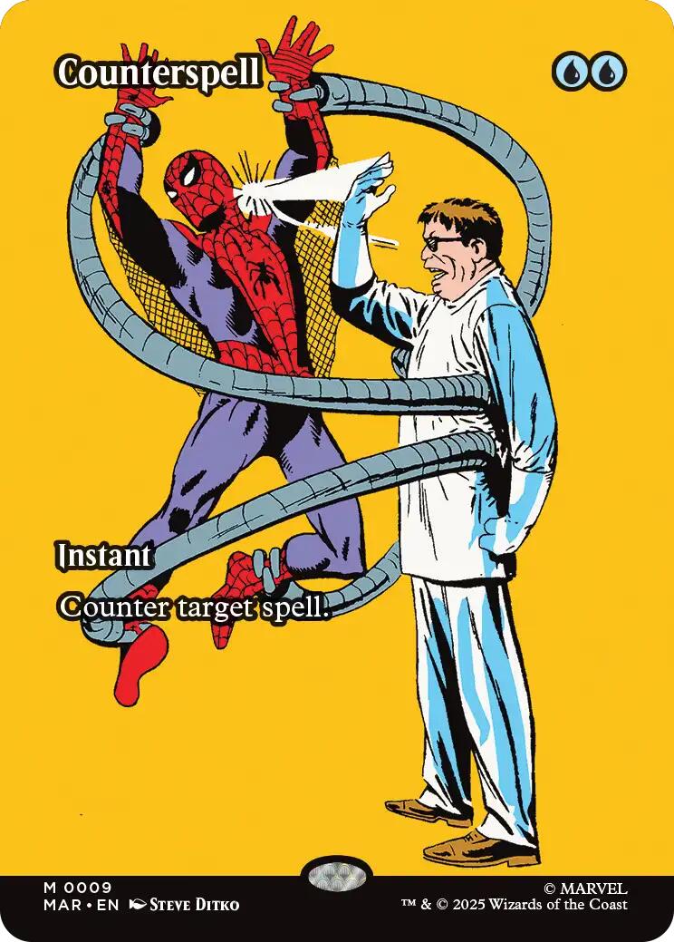 Counterspell (Borderless) [Marvel's Spider-Man: Eternal-Legal] | Gate City Games LLC