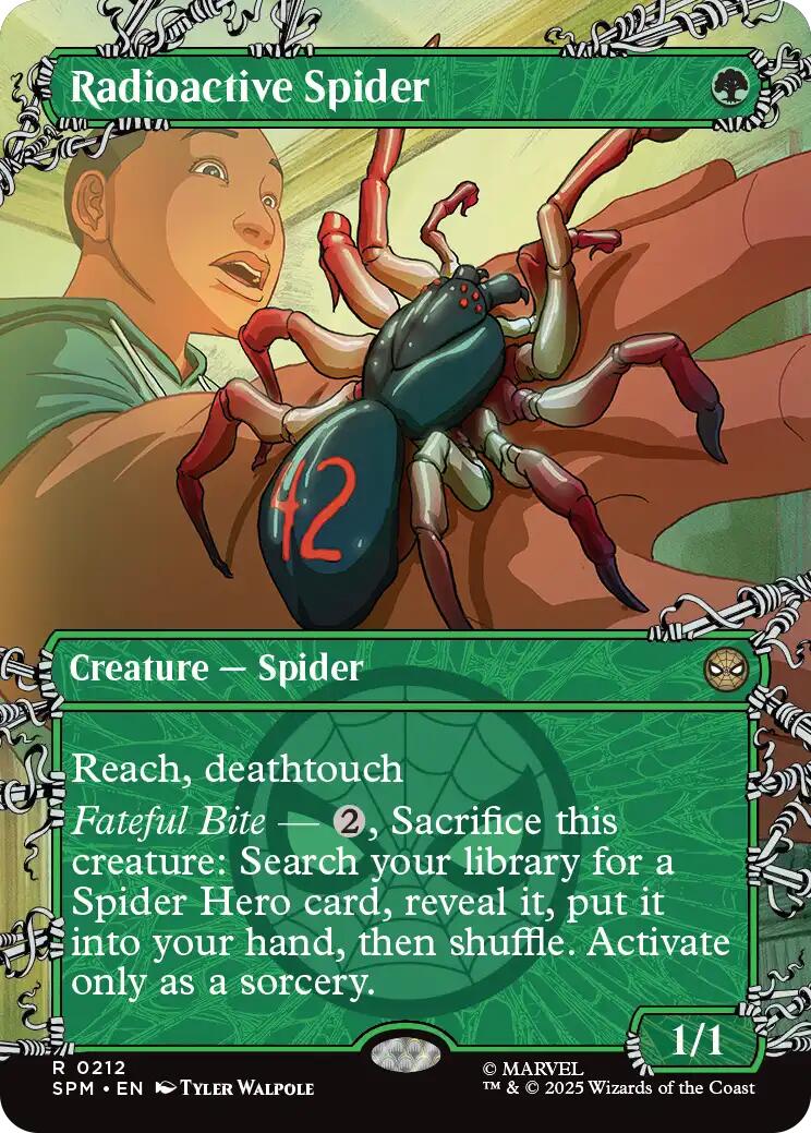 Radioactive Spider (Borderless) [Marvel's Spider-Man] | Gate City Games LLC