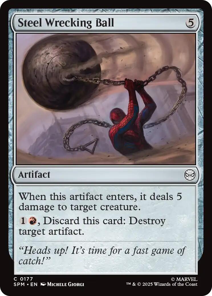 Steel Wrecking Ball [Marvel's Spider-Man] | Gate City Games LLC