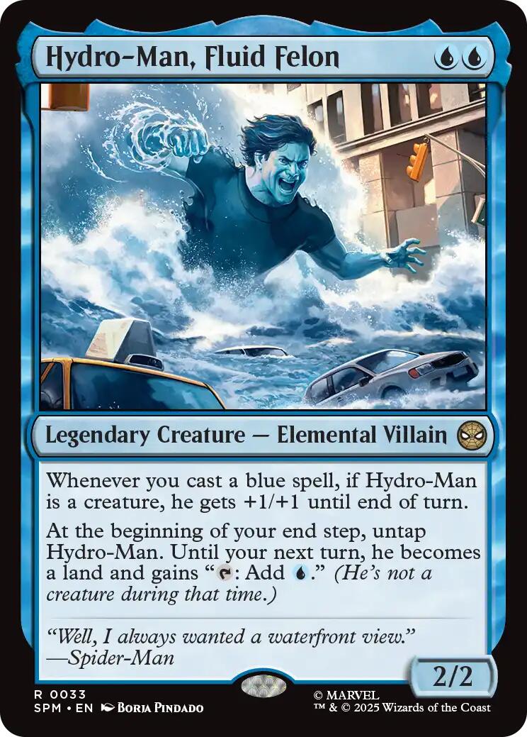 Hydro-Man, Fluid Felon [Marvel's Spider-Man] | Gate City Games LLC