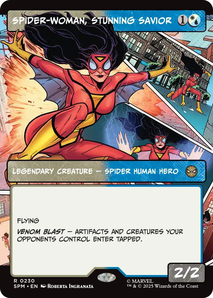 Spider-Woman, Stunning Savior (Borderless) [Marvel's Spider-Man] | Gate City Games LLC