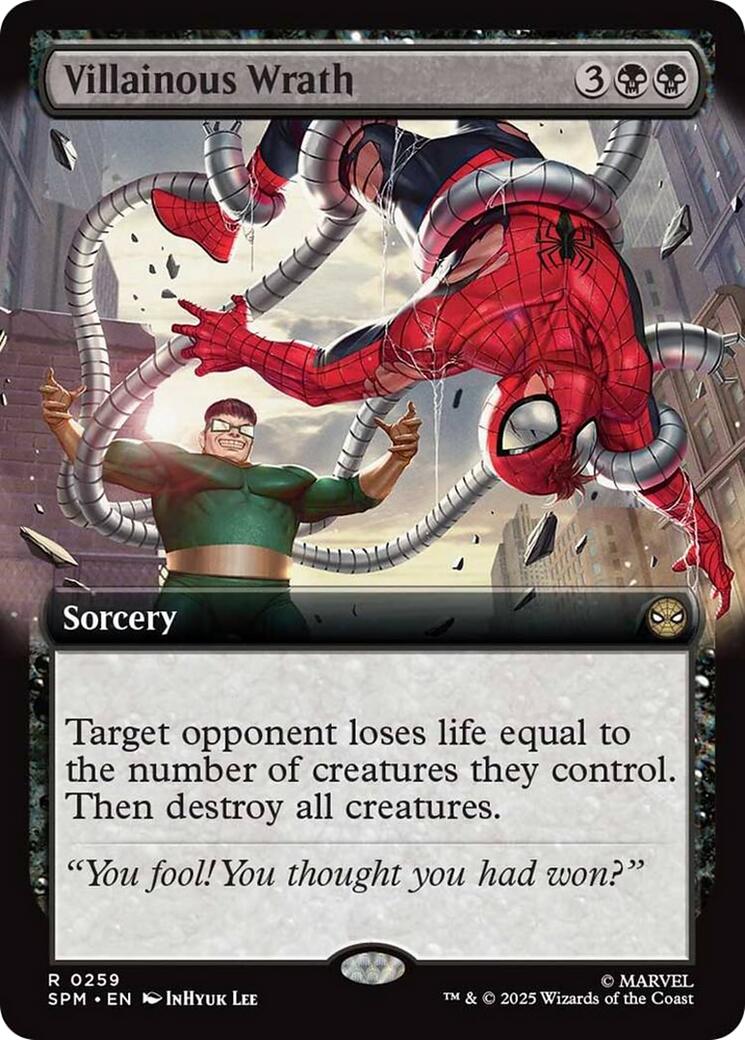 Villainous Wrath (Extended Art) [Marvel's Spider-Man] | Gate City Games LLC