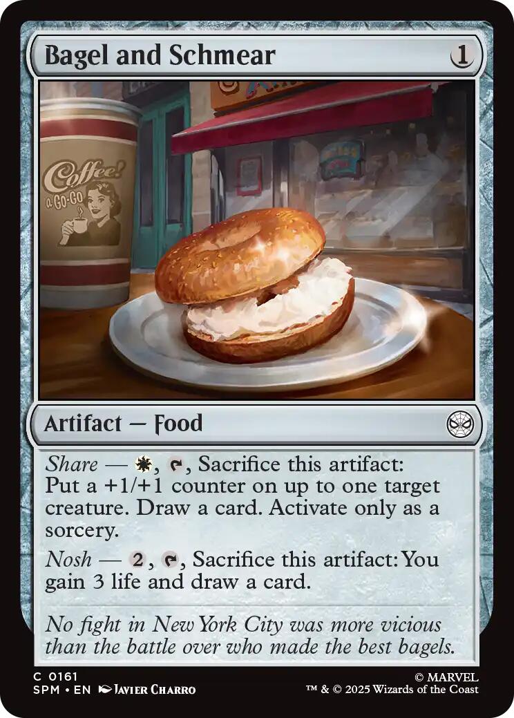 Bagel and Schmear [Marvel's Spider-Man] | Gate City Games LLC
