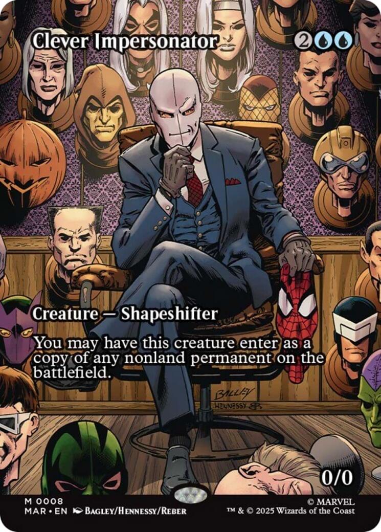 Clever Impersonator (Borderless) [Marvel's Spider-Man: Eternal-Legal] | Gate City Games LLC
