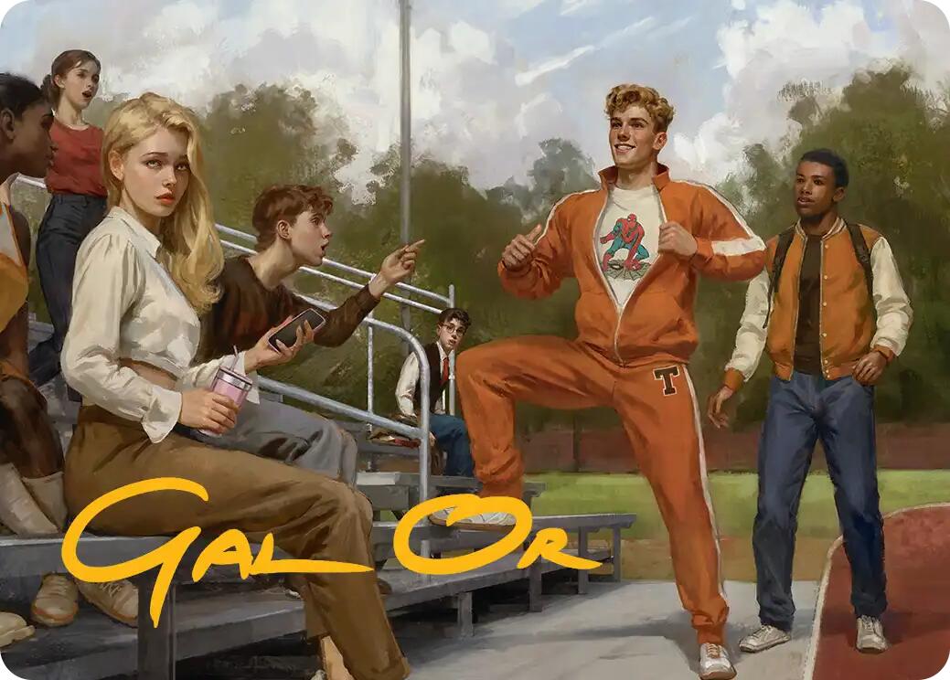 Flash Thompson, Spider-Fan Art Card (Gold-Stamped Signature) [Marvel's Spider-Man Art Series] | Gate City Games LLC