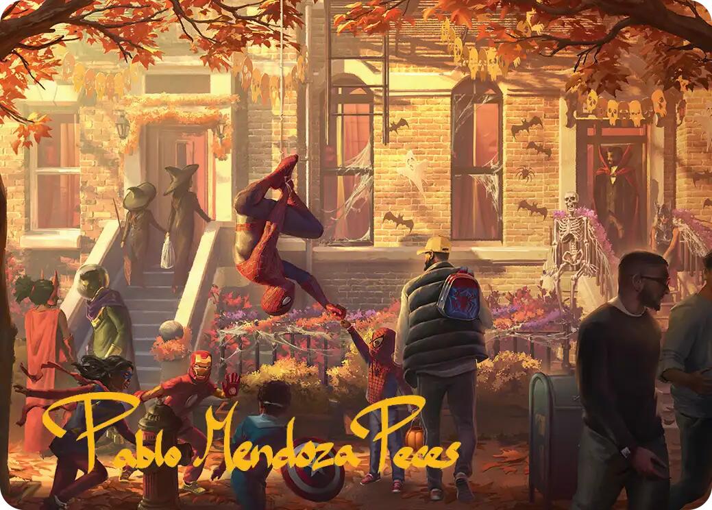 Friendly Neighborhood Art Card (Gold-Stamped Signature) [Marvel's Spider-Man Art Series] | Gate City Games LLC