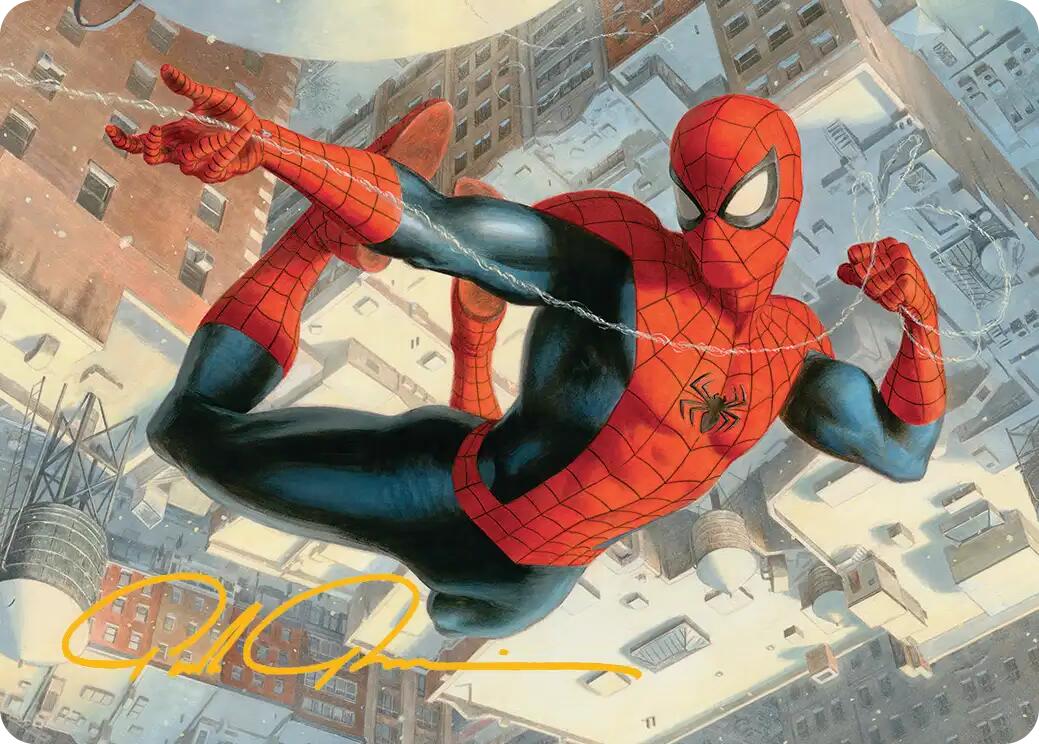 Spider-Man, Peter Parker Art Card (Gold-Stamped Signature) [Marvel's Spider-Man Art Series] | Gate City Games LLC