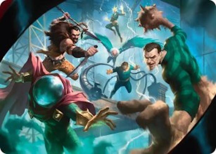 Behold the Sinister Six! Art Card (7/54) [Marvel's Spider-Man Art Series] | Gate City Games LLC