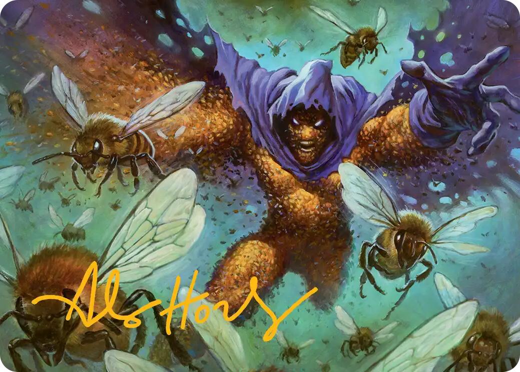 Swarm, Being of Bees Art Card (Gold-Stamped Signature) [Marvel's Spider-Man Art Series] | Gate City Games LLC