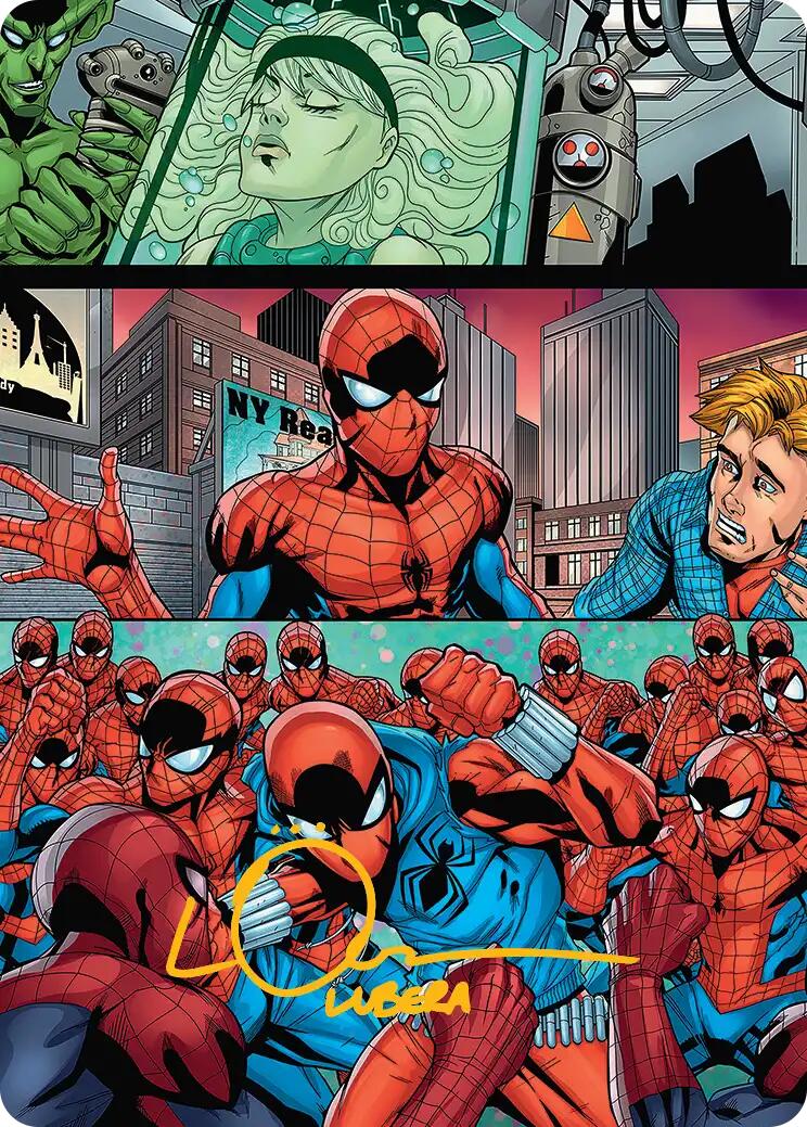 The Clone Saga Art Card (Gold-Stamped Signature) [Marvel's Spider-Man Art Series] | Gate City Games LLC