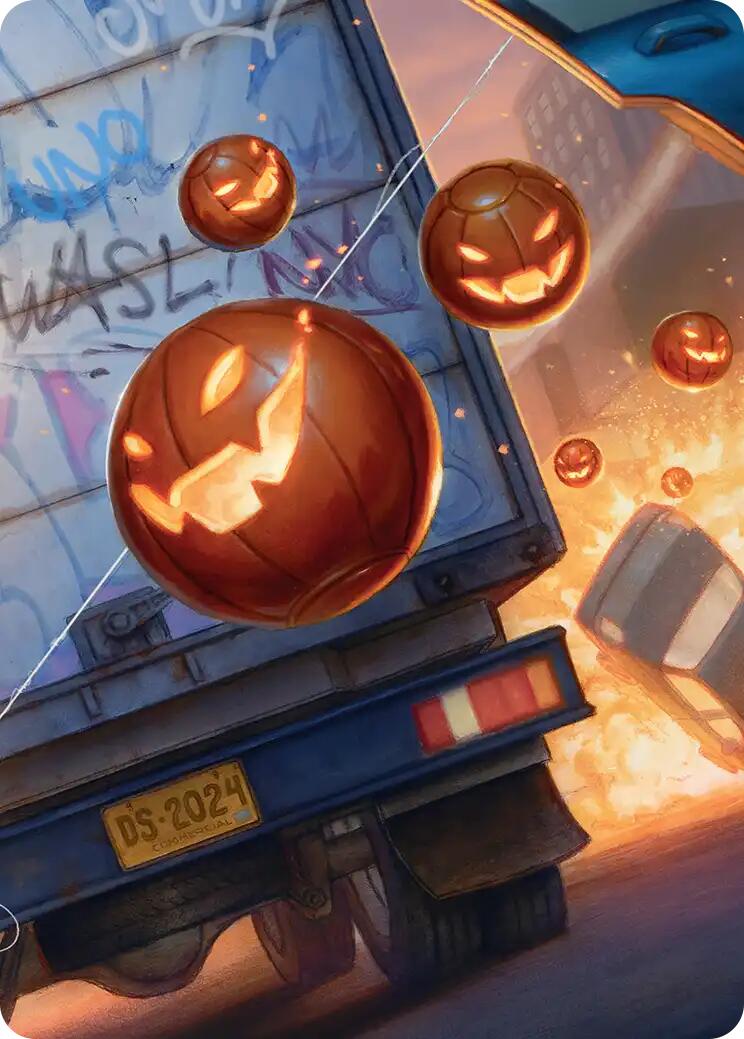 Pumpkin Bombs Art Card [Marvel's Spider-Man Art Series] | Gate City Games LLC