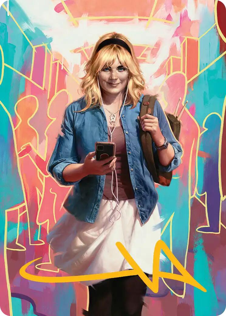 Gwen Stacy Art Card (Gold-Stamped Signature) (13/54) [Marvel's Spider-Man Art Series] | Gate City Games LLC