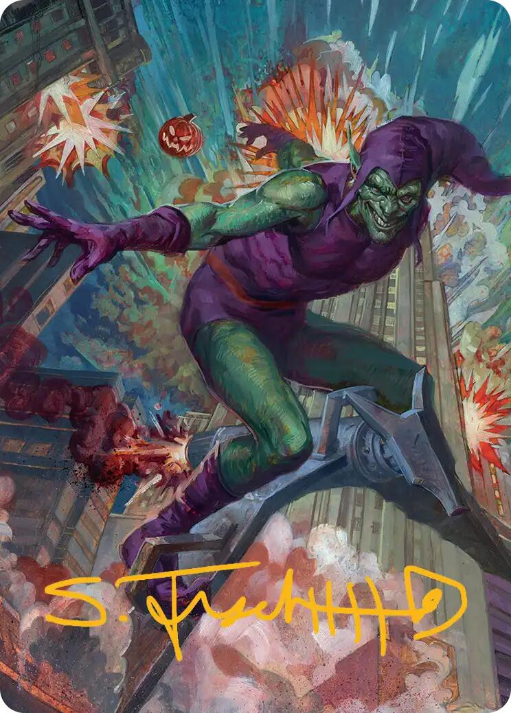 Green Goblin Art Card (26/54) (Gold-Stamped Signature) [Marvel's Spider-Man Art Series] | Gate City Games LLC