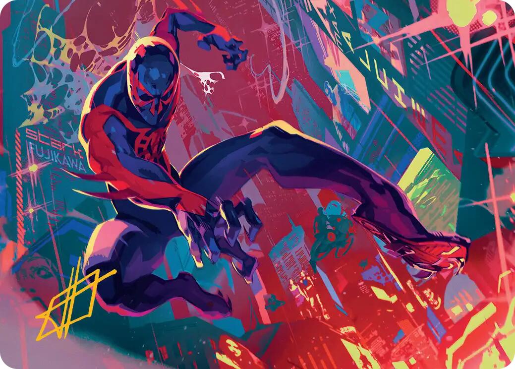 Spider-Man 2099 Art Card (Gold-Stamped Signature) [Marvel's Spider-Man Art Series] | Gate City Games LLC