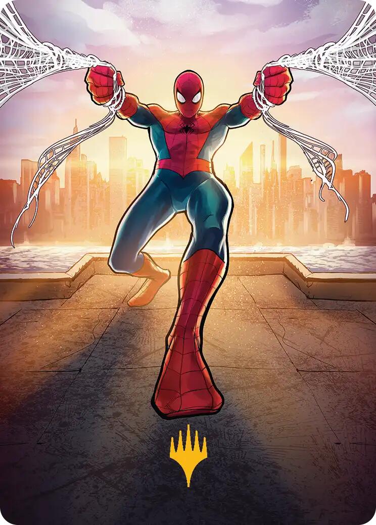 Amazing Spider-Man Art Card (36/54) (Gold-Stamped Planeswalker Symbol) [Marvel's Spider-Man Art Series] | Gate City Games LLC