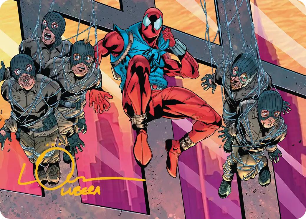 Scarlet Spider, Ben Reilly Art Card (Gold-Stamped Signature) [Marvel's Spider-Man Art Series] | Gate City Games LLC
