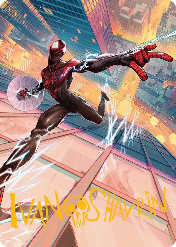 Ultimate Spider-Man Art Card (Gold-Stamped Signature) [Marvel's Spider-Man Art Series] | Gate City Games LLC