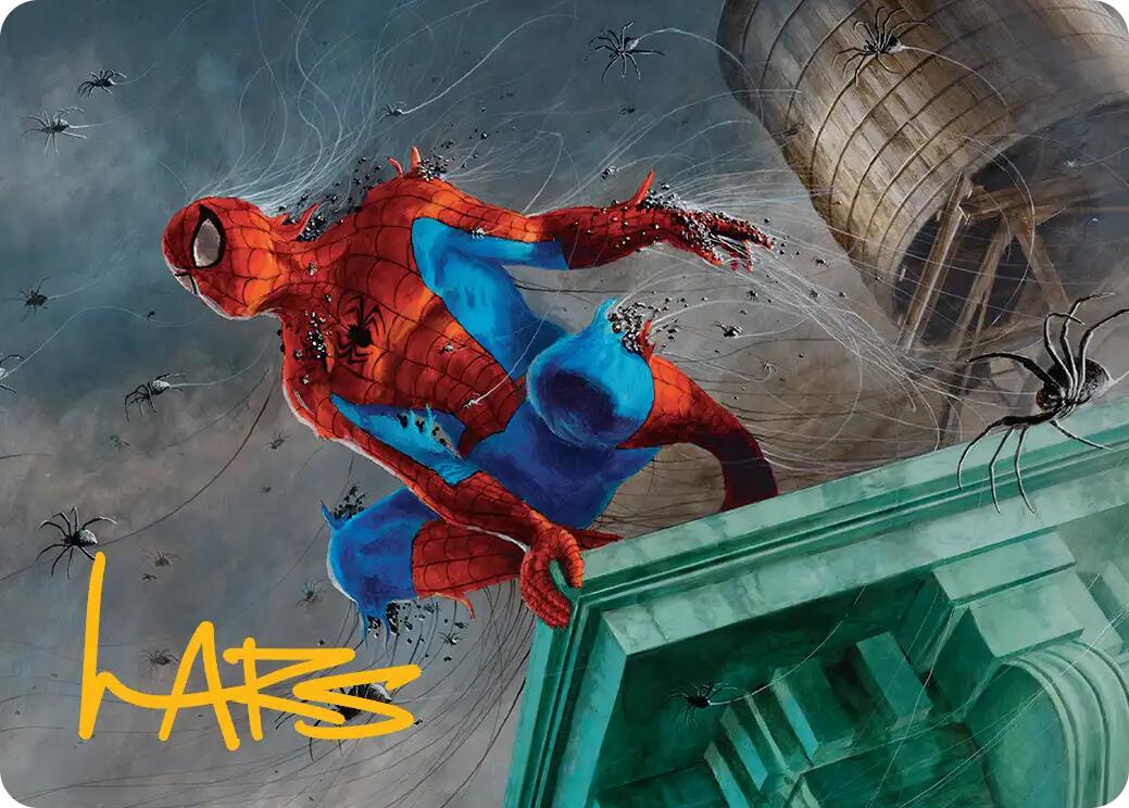 Spiders-Man, Heroic Horde Art Card (Gold-Stamped Signature) [Marvel's Spider-Man Art Series] | Gate City Games LLC