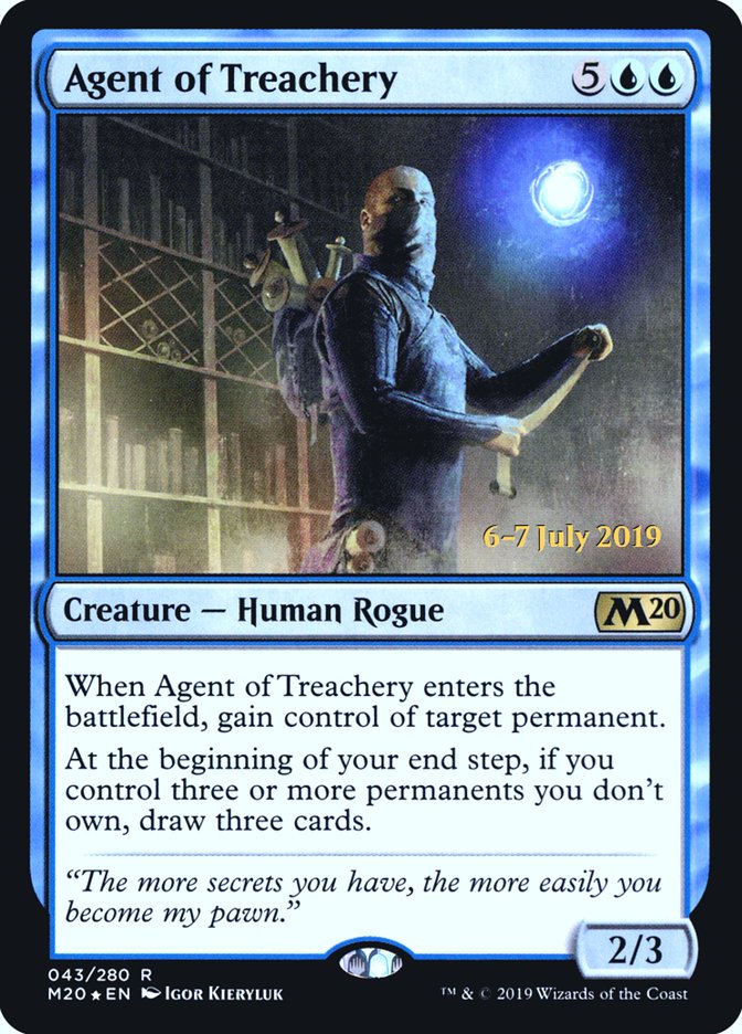 Agent of Treachery [Core Set 2020 Prerelease Promos] | Gate City Games LLC